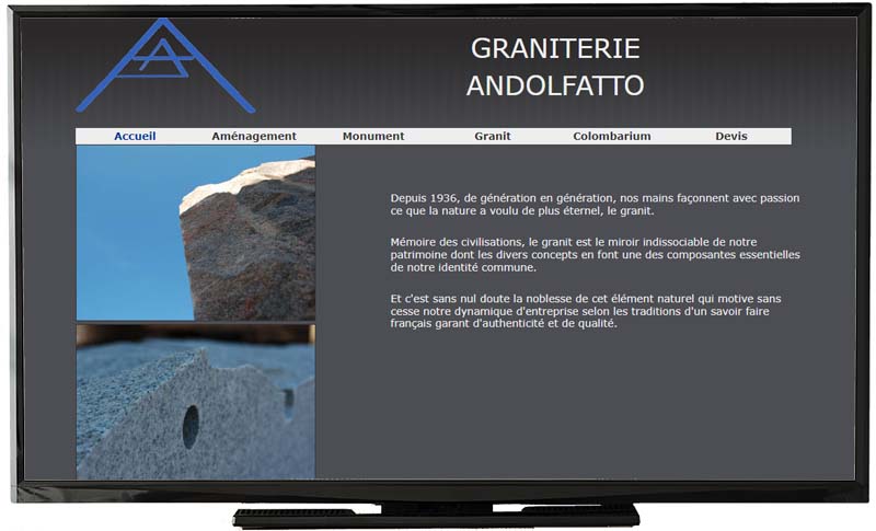 Graniterie Andolfatto monuments funéraires granit Vosges